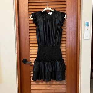 Faux snakeskin leather mini dress “NWT”